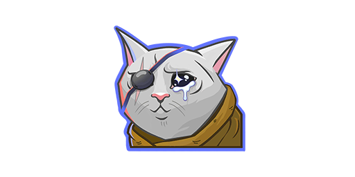 Sticker | Sad Cat